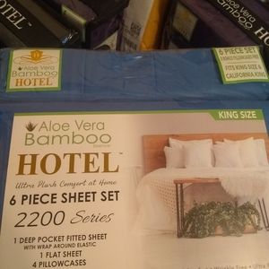 King / California King six-piece sheet set